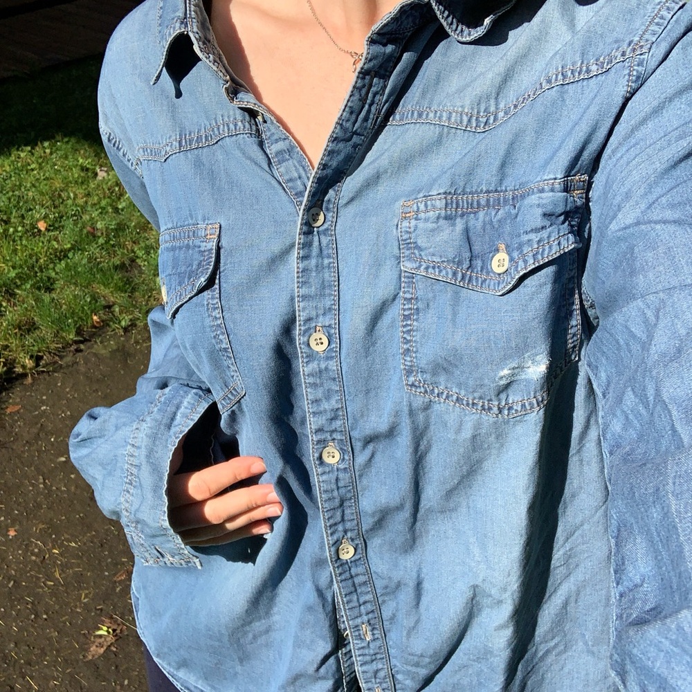 Reitmans Blue Jeans Jacket